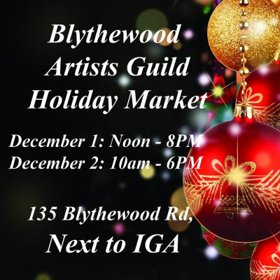 Blythewood Artists Guild Holiday Market