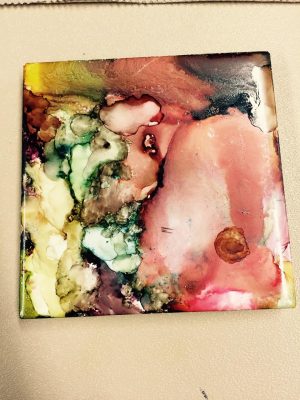 Alcohol Ink Tiles