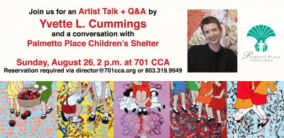 Artist Talk + Q&A by Yvette L. Cummings and conversation with Palmetto Place Children's Shelter