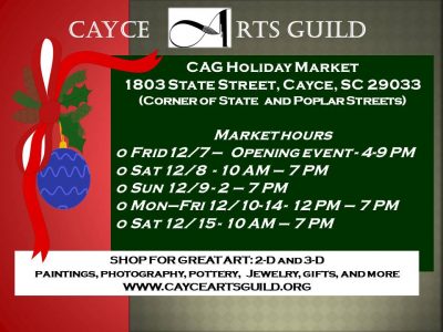 Cayce Arts Guild Holiday Market