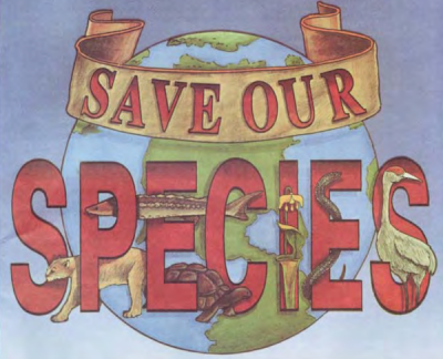 Save Endangered Species Coloring Book