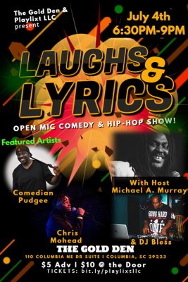 Laughs & Lyrics: Open Mic Comedy & Hip-Hop Show!