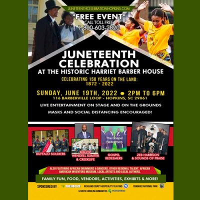 Juneteenth Celebration In Hopkins 2022 - Celebrating 150 Years Sam & Harriet Barber House Grounds