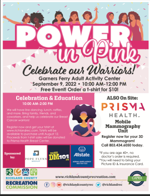 Power in Pink Breast Cancer Awareness Celebration