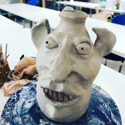 Making Faces: Learning about & making stoneware Face Jugs