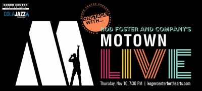Onstage with Rod Foster and Company's Motown Live