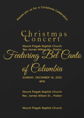 Bel Canto of Columbia Annual Christmas Concert