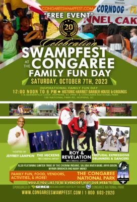 FREE FAMILY FUN DAY - CONGAREE FEST 20th YEAR CELEBRATION w/ ROY & REVELATION, THE MICKENS, & MORE!