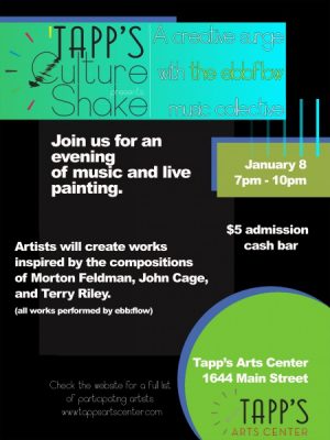 Tapp's Arts Center Presents: A creative surge with the ebb:flow music collective