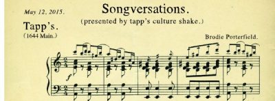 Tapp’s Culture Shake Presents: Songverations