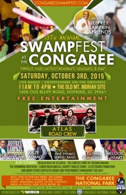 13th Annual Swampfest At The Congaree 2015 featuring Atlas Road Crew / Jeffrey Lampkin & Guests