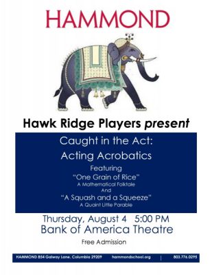 Hawk Ridge Players Present Acting Acrobatics