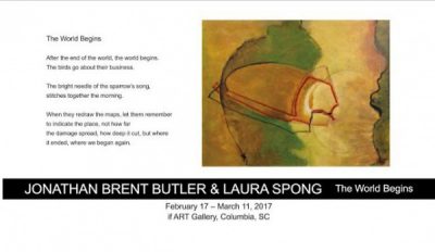 Jonathan Brent Butler and Laura Spong: A Poet and Painter Collaboration