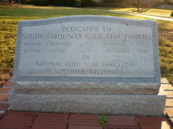 Dedication to South Carolina Gold Star Families