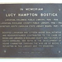 Gallery 2 - Lucy Hampton Bostick Portrait and Plaque