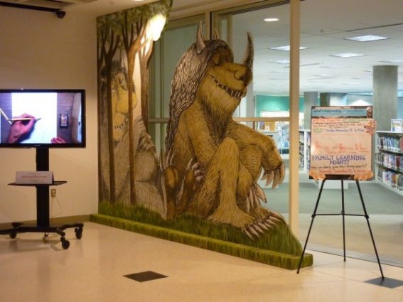 Gallery 1 - Where the Wild Things Are Mural and Free-Standing Scenes