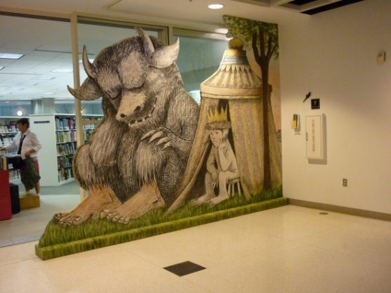 Where the Wild Things Are Mural and Free-Standing Scenes