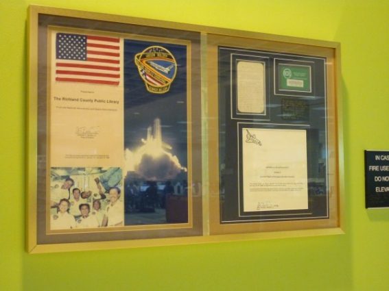Library Card of Lt. Col. Charles Bolden, Pilot, NASA, Columbia Native