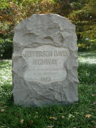 Jefferson Davis Highway Marker